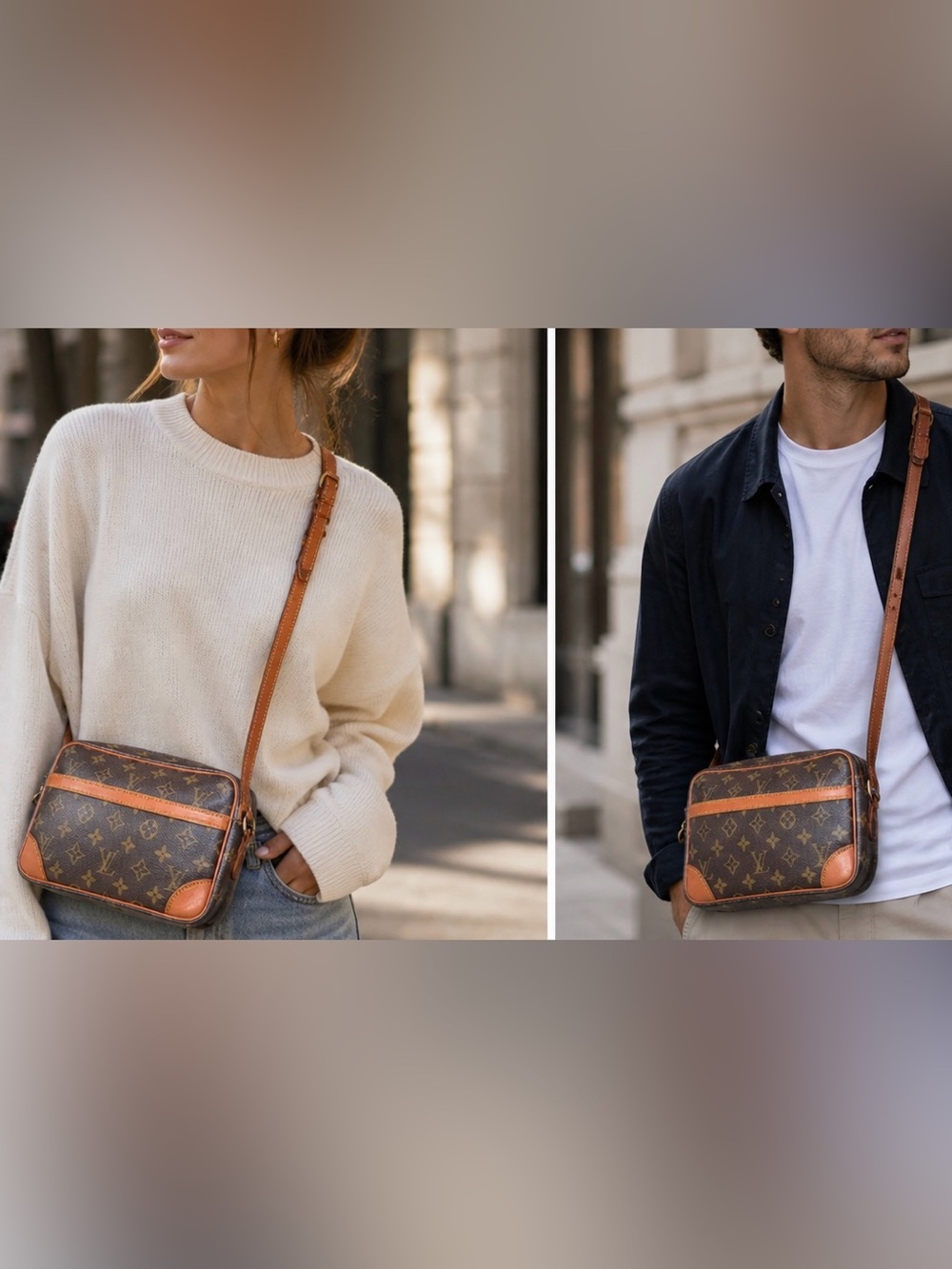 Louis Vuitton Trocadero Crossbody/Shoulder bag. Comes with COA